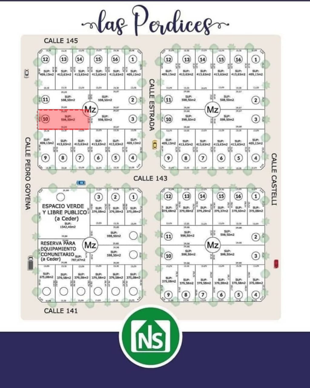 En Venta – Lote Las Perdices, Lobos