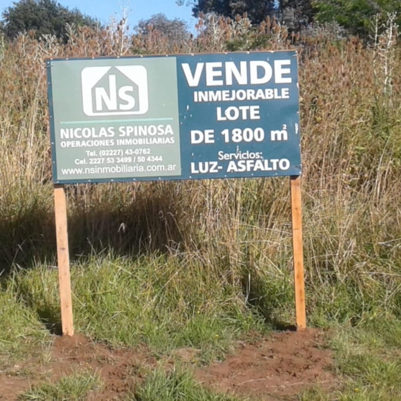 Lote en Venta en Lobos (1800 m²)