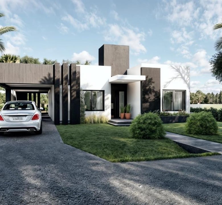 Casa a Estrenar en Venta en Club de Campo La Federala, Lobos (3 Dorm – 1200 m²)