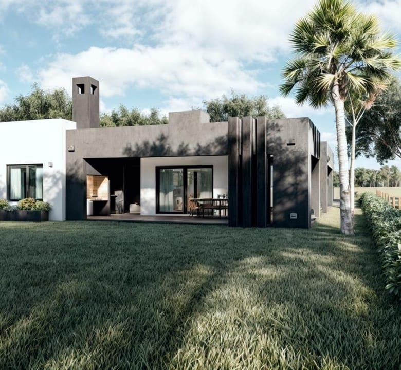 Casa a Estrenar en Venta en Club de Campo La Federala, Lobos (3 Dorm – 1200 m²)